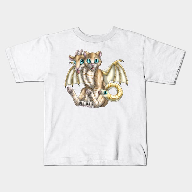 Chimera Cubs: Cream Tabby Kids T-Shirt by spyroid101